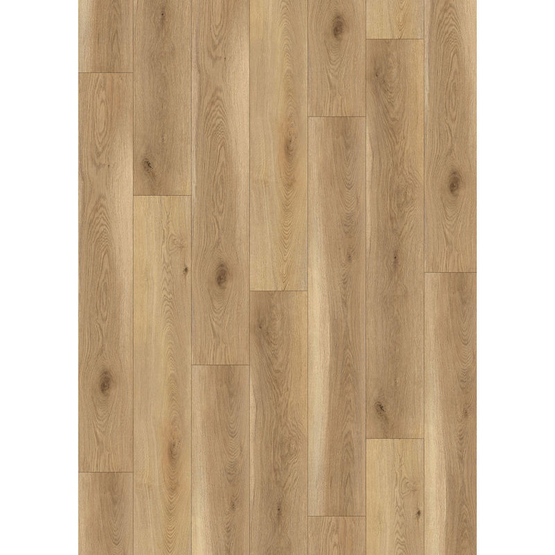 El grano de madera Unilin hace clic el suelo híbrido del tablón del vinilo del PVC del suelo 7m m del proceso estadístico