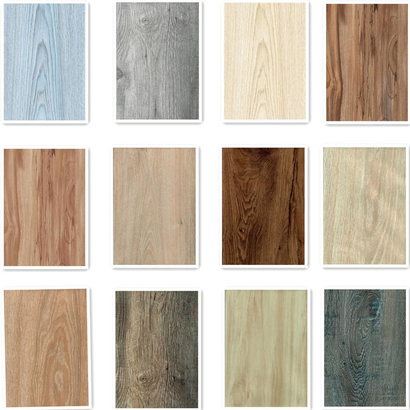 Desenhos em espinha 100% do Virgin 4.0mm-7mm Spc que pavimentam o revestimento do clique do Spc Lvt Multilayer