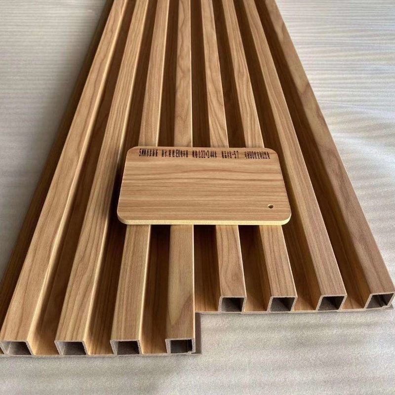 Customized Wood Grain Pvc Wpc Wall Panels Designs For Decoration 170*20mm