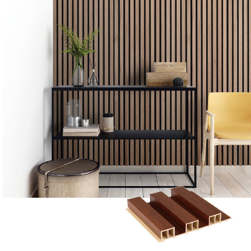 Customized Wood Grain Pvc Wpc Wall Panels Designs For Decoration 170*20mm