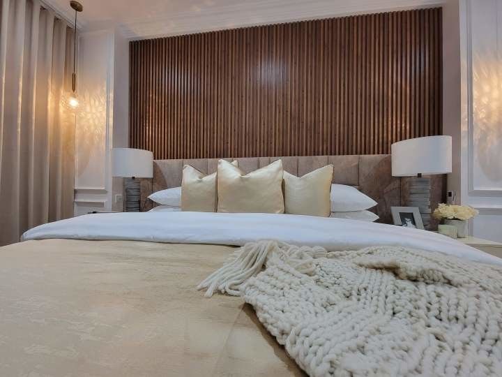 Modern 9mm 2.5cm Home Decor Interior WPC Wall Panel For Tv Background