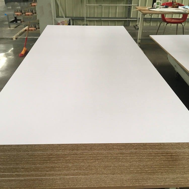 Interior Decoration Wood Based Panels 18mm White Melamine Particle Board