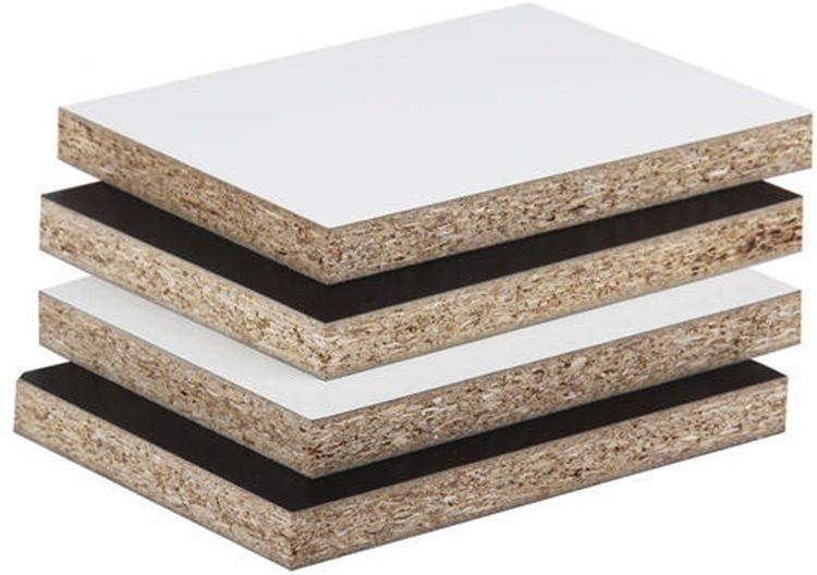 Interior Decoration Wood Based Panels 18mm White Melamine Particle Board