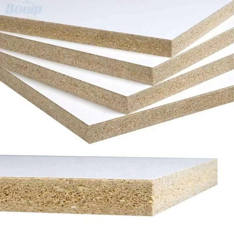 Interior Decoration Wood Based Panels 18mm White Melamine Particle Board
