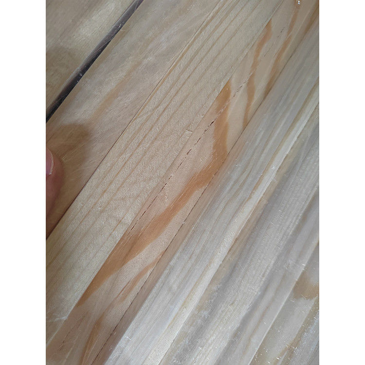 Red Pine 5mm Wood Based Panels Solid Good Breathability For Furniture Decoration
