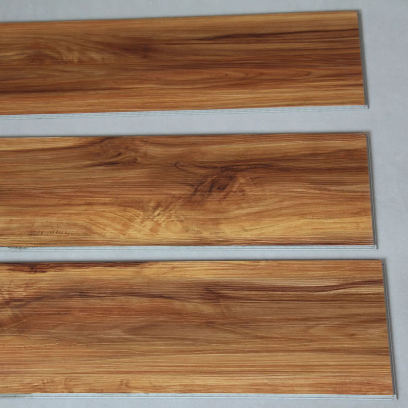 Customizable Wooden Texture SPC Flooring Fireproof Stone Plastic Composite with Click Waterproof Luxury SPC Vinyl Click
