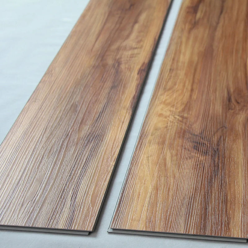 Customizable Wooden Texture SPC Flooring Fireproof Stone Plastic Composite with Click Waterproof Luxury SPC Vinyl Click