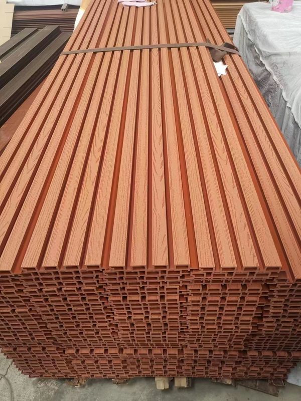 Exterior cladding soundproof outdoor plastic composite garden waterproof outdoor grooved wood siding