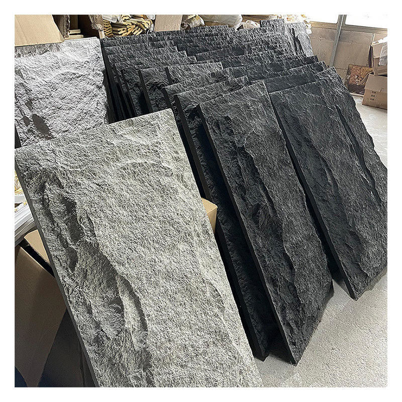 Artificial PU Stone Wall Panels Stone Brick Exterior Wall Decorate Cladding Fire Proof Natural Stone Surface