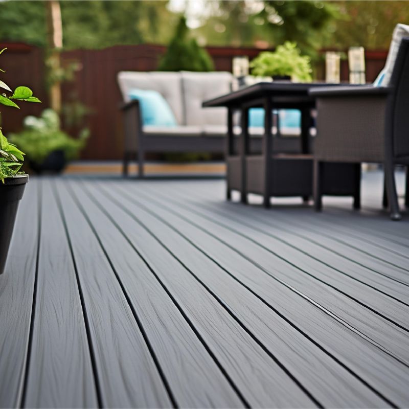 WPC/BPC Teak Color WPC Terrace Outdoor Fireproof Capped Wood Fiber Waterproof High Quality Composite Decking Anti-slip