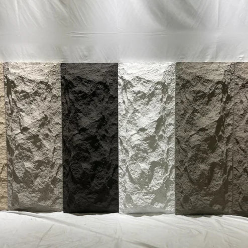 PU Stone Wall Panel Mushroom Stone Design For Exquisite Interior And Exterior Spaces