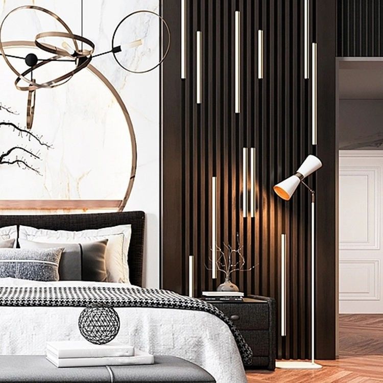 Indoor wall decoration fireproof fluted decor pared wpc panel composite pvc wall panel wpc wall panel
