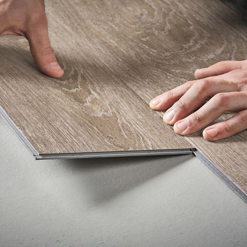 Piso de madera de plástico de plástico de plástico de plástico de plástico de plástico autoadhesivo