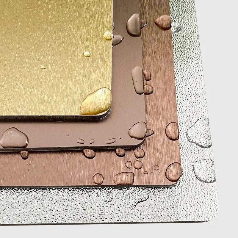 Lujo ligero 8 mm Grano de madera para la decoración de paredes interiores Panel acústico de alta calidad de bambú Carbón de madera paneles de carilla