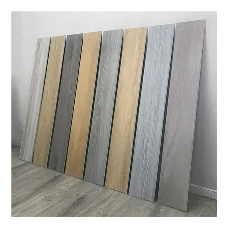 Indoor 100% Virgin Material Lvt Interlocking Vinyl Plank Spc Flooring For Hotel Villa Apartment Office Building Hospital