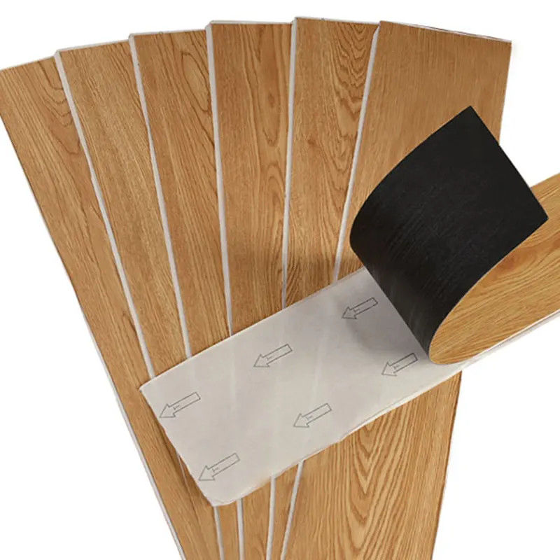 Waterproof Self-adhesive Vinyl Flooring From 2 Mm Glue Down Dry Back LVT / LVP Floor