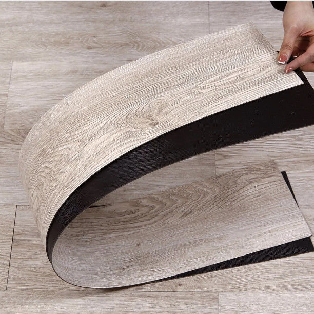 Waterproof Self-adhesive Vinyl Flooring From 2 Mm Glue Down Dry Back LVT / LVP Floor