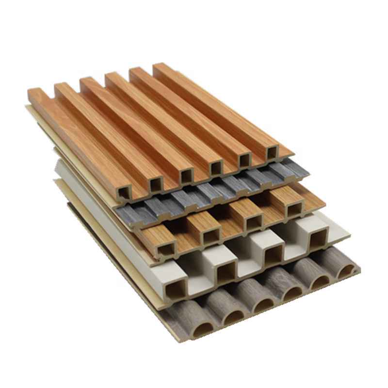 Waterproof Integrated Other Wall Board Curved Wood Panels Pvc Wall Decor Interior Slat Wpc Wall Panel