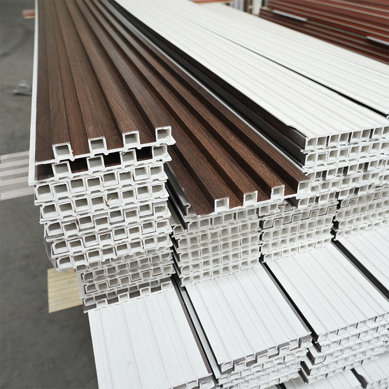 Waterproof WPC Wall Panel for TV Background for Interior Decoration in Hotels and Apartments Made of Plastic