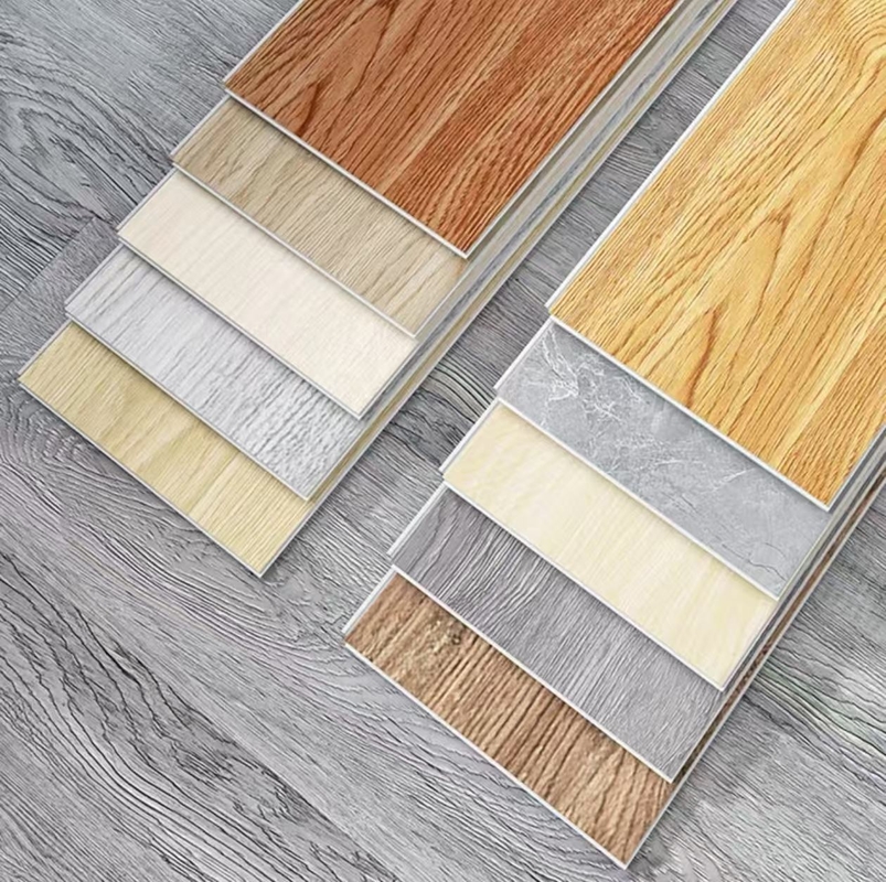 SPC Flooring 4mm Waterproof Wood Grain Vinyl Flooring Click Lock for Home Decoration