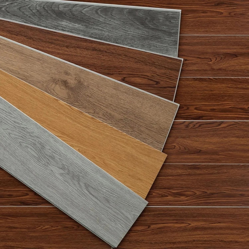 Luxury Vinyl Tile (LVT) Flooring 2mm 3mm 4mm Waterproof Fireproof Self Adhesive PVC Vinyl Plank for Home Office
