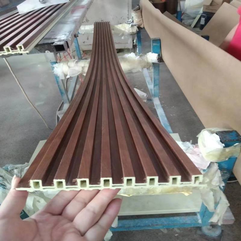Modern Wood Plastic Composite WPC Wall Panel For Bathroom Interior PVC Alternative