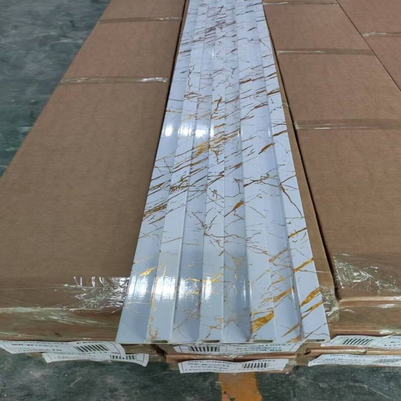 Modern Wood Plastic Composite WPC Wall Panel For Bathroom Interior PVC Alternative