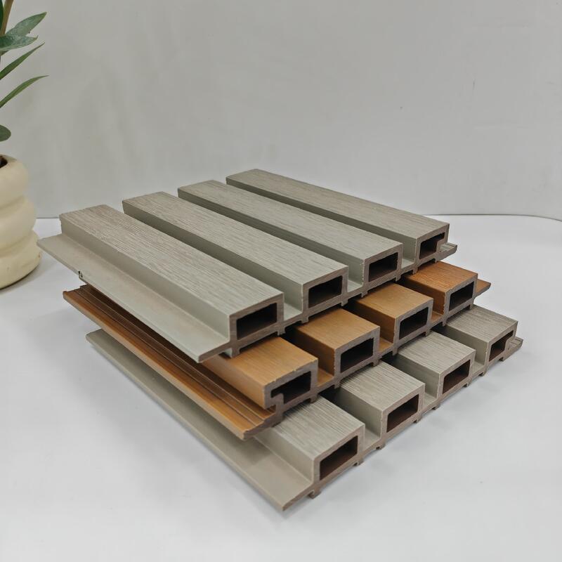 WPC Modern Geometric Pattern Waterproof Exterior Wall Panel Composite Outdoor Cladding 5+ Year Warranty Graphic Solution