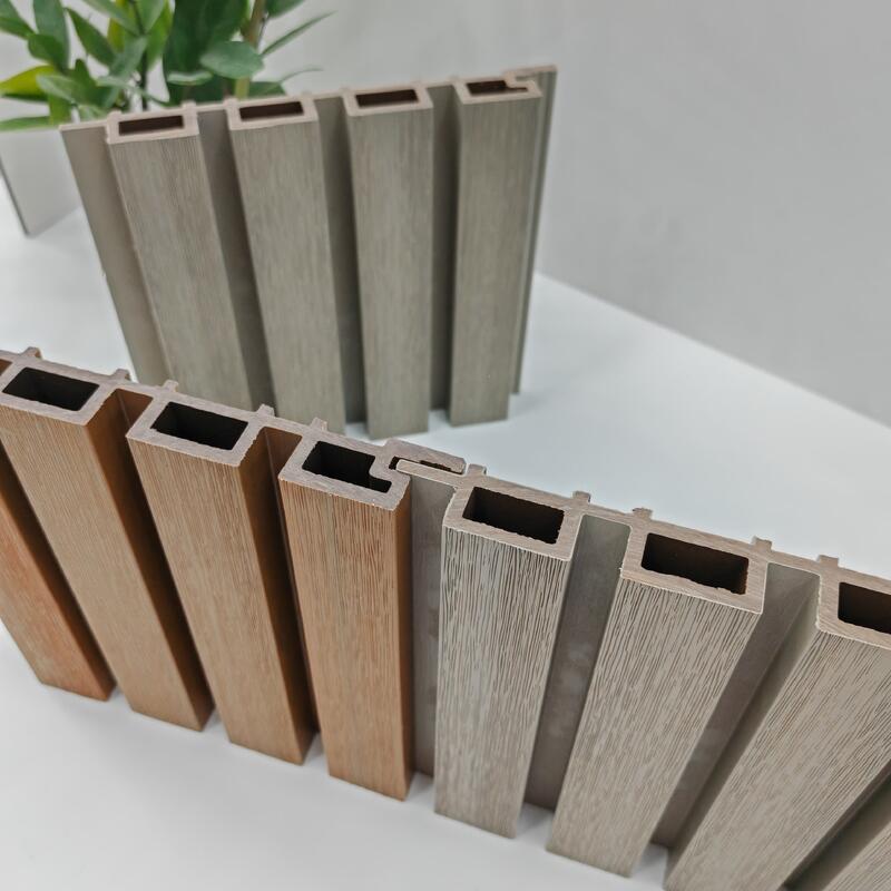 WPC Modern Geometric Pattern Waterproof Exterior Wall Panel Composite Outdoor Cladding 5+ Year Warranty Graphic Solution