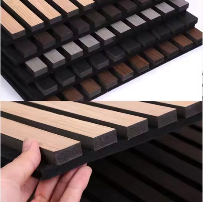 High-Density 20mm Polyester Fiber Rubber Core Fireproof Sound-Absorbing Equipment for Music Studios Core Acoustic Panels