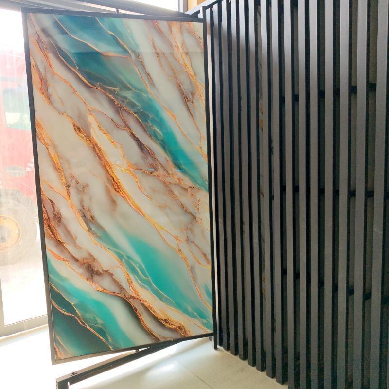 Artistic Marble Grain PVC Marble Sheet UV Marble Wall Panel for Interior Decoration