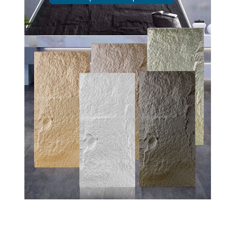 Factory Pu Stone Wall Panel Pu Faux Stone Panels Mushroom Look 1200x600mm Indoor Interior Decorative Panel Mushroom Deco Wall