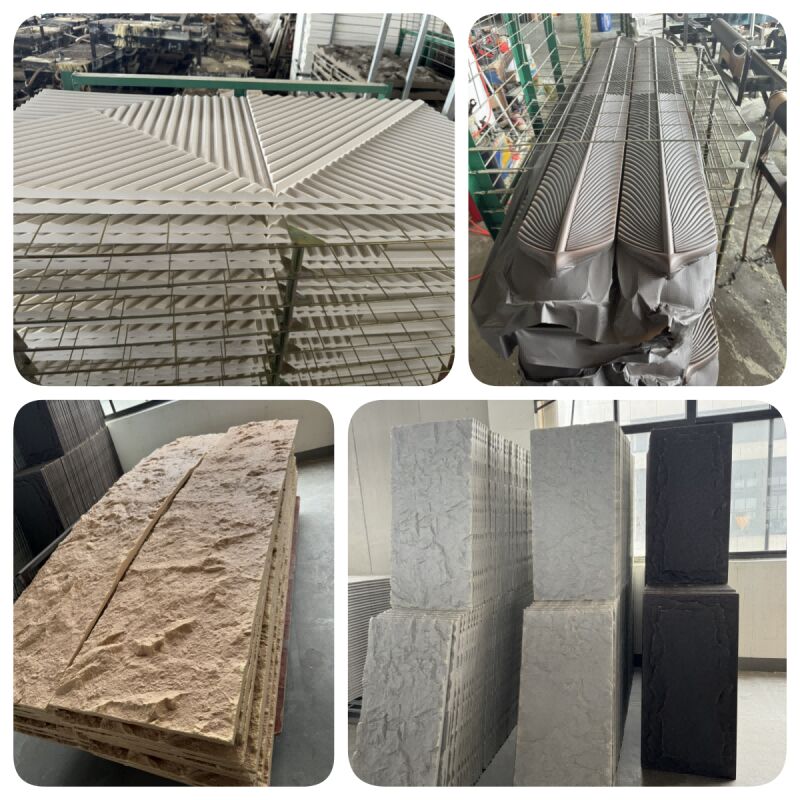 Factory Direct Sale Pu Stone Wall Panel Lightweight Modern Artificial Stone Waterproof Wall Panels & Boards Easy to Assemble