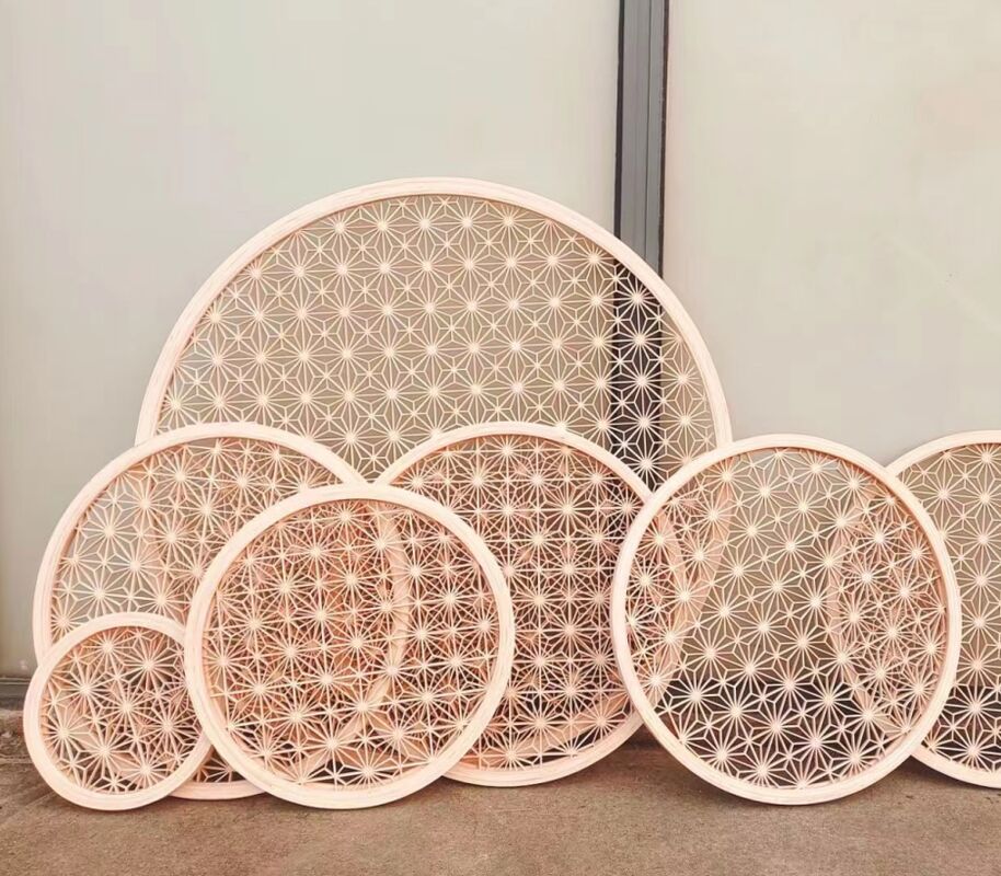 Traditional Aesthetics Woodworking Technique of Joining Wood Pieces Together Kumiko Using Mortise Handmade Gifts