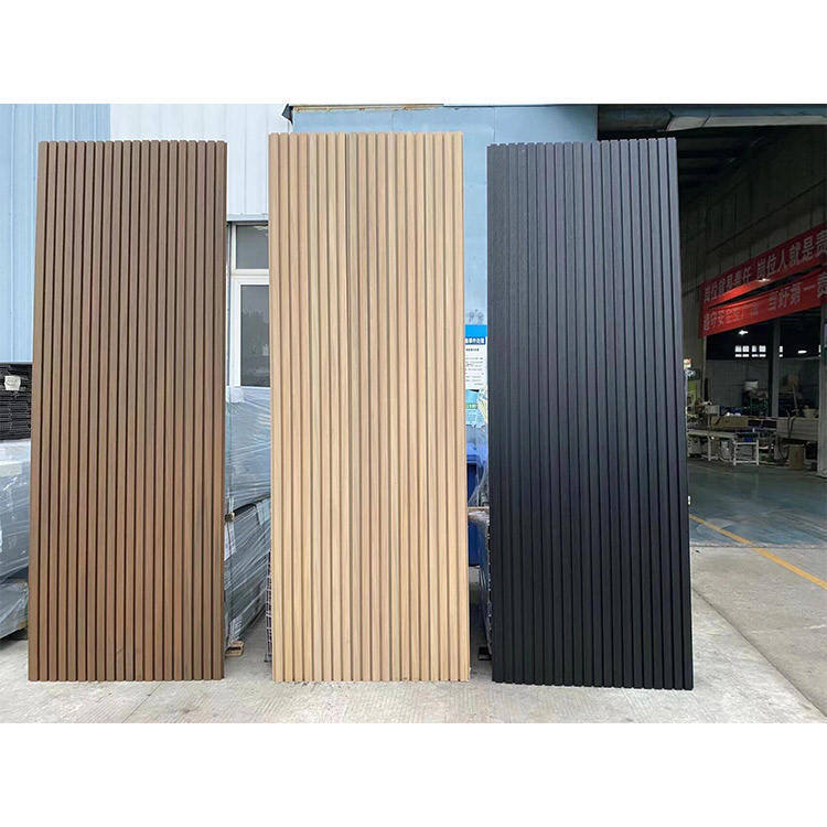 Modern WPC Facade Panel Outdoor Siding Exterior Wall Panel Wpc Wall Cladding for Hotel