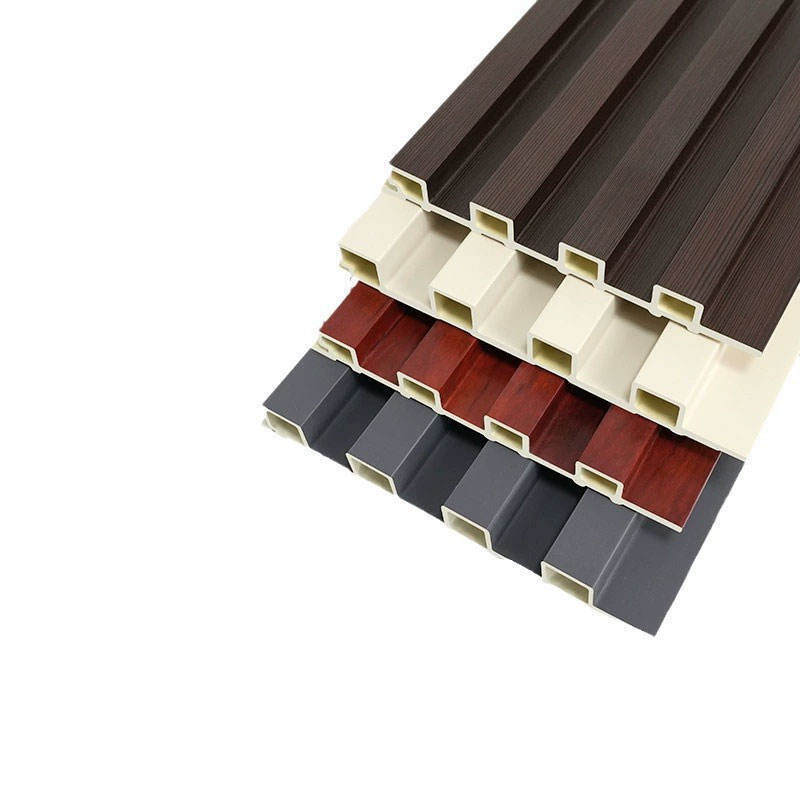 Exterior Panel Wpc Wall Panel Wood Plastic Modern Design Board Outside Outdoor Composite Wpc 3D Panel Exterior Wall Cladding