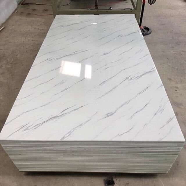 High Quality PVC Wall Panel with UV Marble Effect Moisture & Water-Proof WPC for Hotel Decorations Best Price