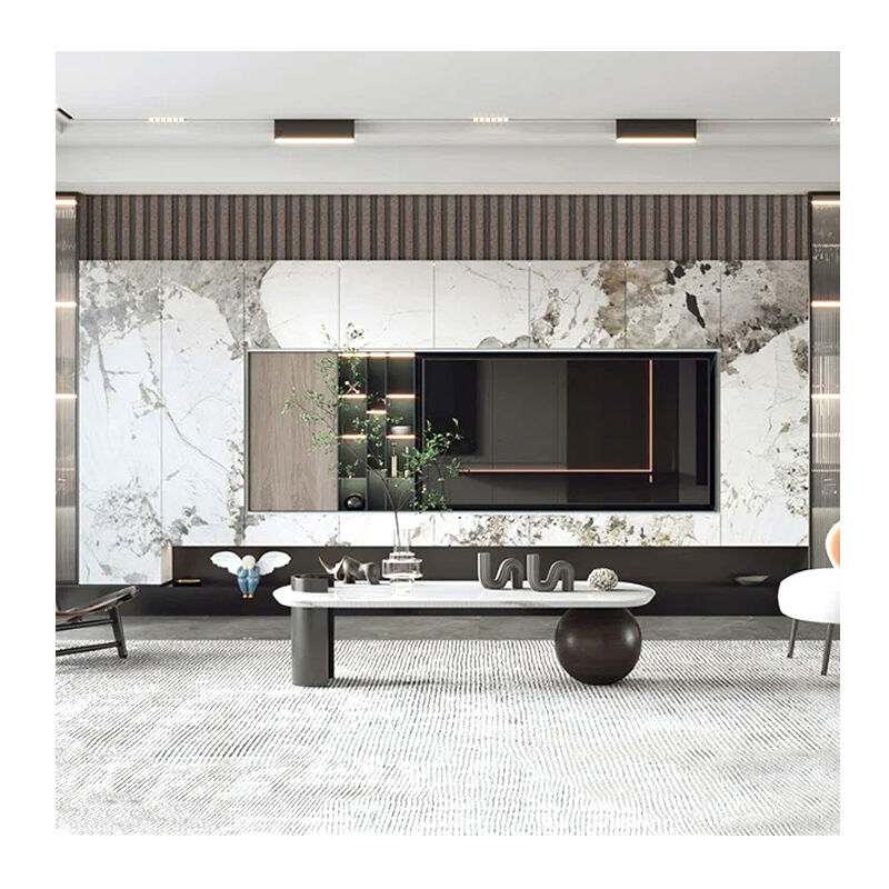 Wholesale Price 4X8 FT PVC Alternative Marble Wall Panel & Board High Glossy UV Coating Marble Sheet