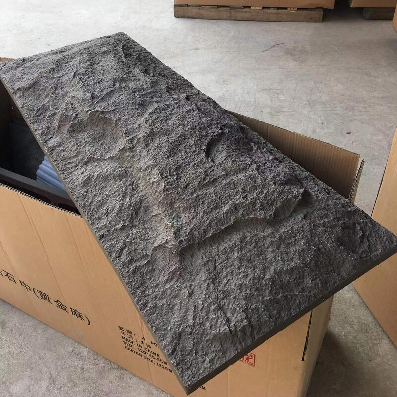 Modern Design PU Stone Wall Panel PVC Artificial Stone Foam for Interior Exterior Waterproof Function Decorative Sheet Type