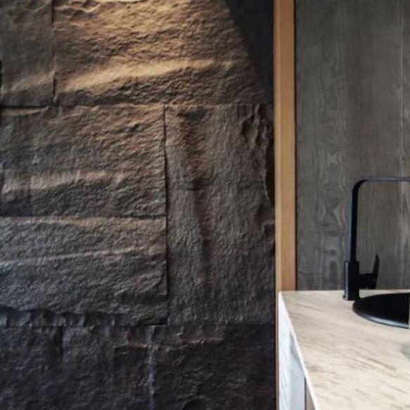 Lightweight Modern Design Polyurethane Decorative PU Stone Wall Panel Big Slab for Hotels and Indoor Use Made in China