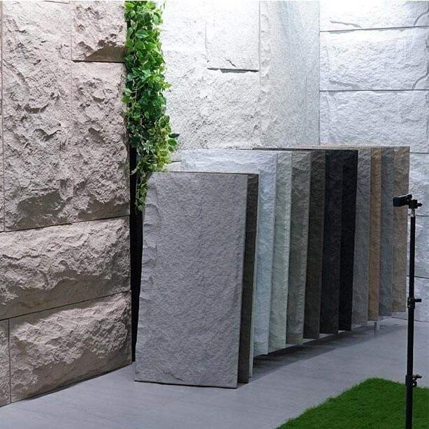Lightweight Modern Design Polyurethane Decorative PU Stone Wall Panel Big Slab for Hotels and Indoor Use Made in China