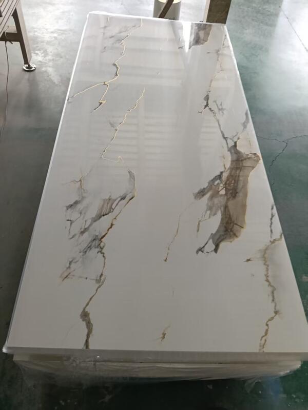 Factory Direct Supply Wholesale UV Board Flexible Bendable PVC Marble Sheet with Marble Texture for Wall Decorative Panel