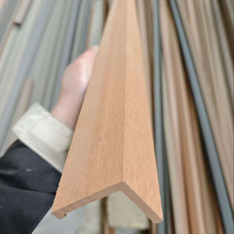 Factory Price WPC Outdoor Accessories Corner Line Corner Covering Angle Strips for Outdoor Decking and Wall Panel