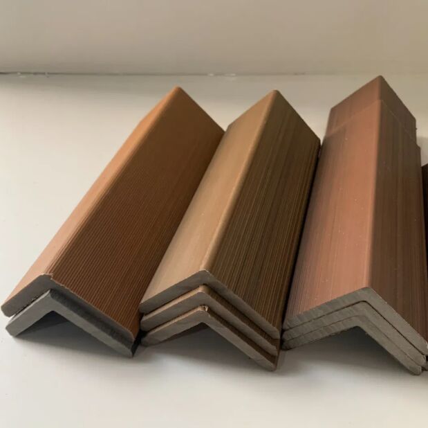 Factory Price WPC Outdoor Accessories Corner Line Corner Covering Angle Strips for Outdoor Decking and Wall Panel