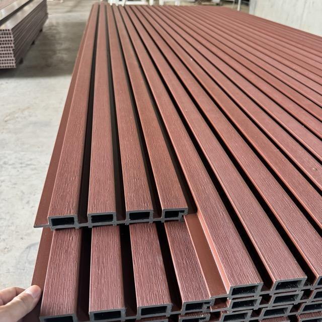 Composite Wall Panel Wood Plastic Panel WPC Composite Panel Exterior WPC Cladding for Warehouse Shop WPC Panel Low Price