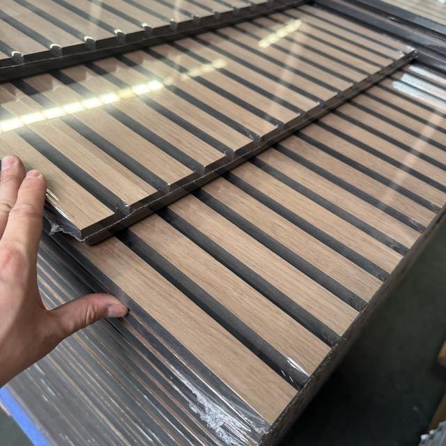 Flame Retardant Akupanel Eco-Friendly Wall Ceiling Panels Soundproof Acoustic Slat Boards for Hotel Theater Living Room