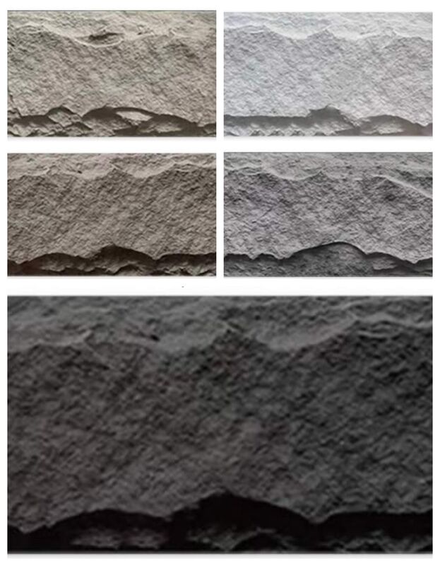 Modern Design Polyurethane PU Cultural Stone Wall Panel Lightweight Insulation Cut-to-Size Artificial Quartz for Hotels