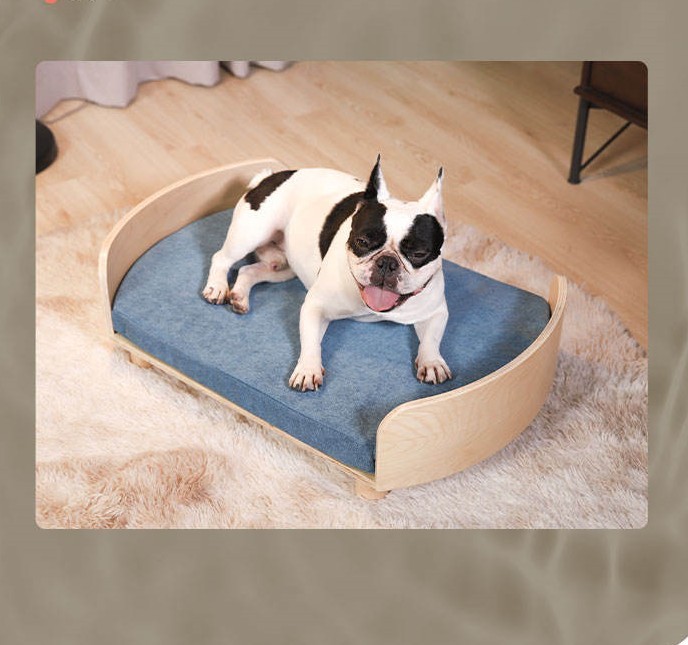 OEM Sustainable Wooden Dog Sofa Bed