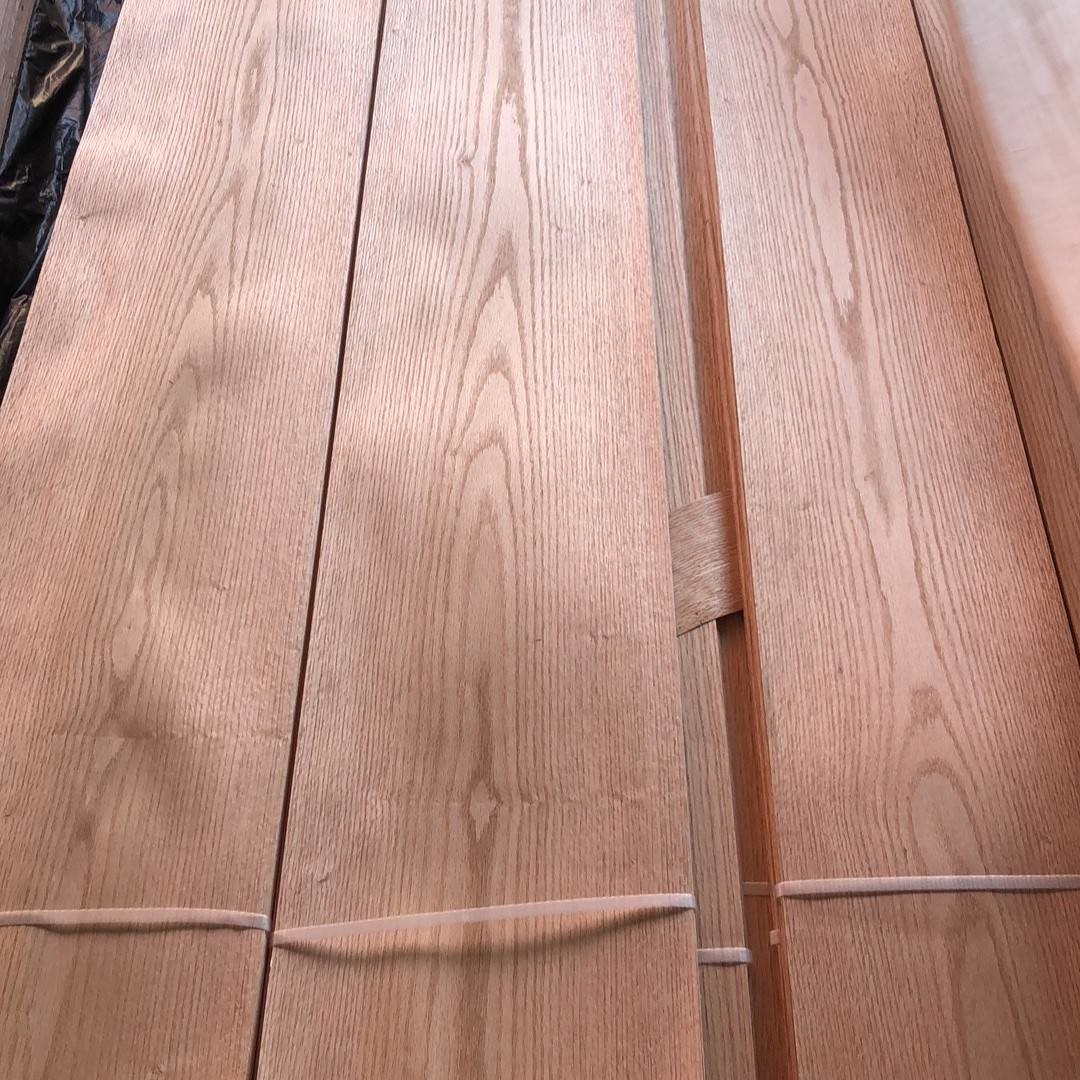 Edge Supply Red Oak Wood Veneer Sheet Flat Cut, 48" X 96 Non Glued 10 Mil Paper Back A Grade Veneer Face Easy Apply Oak Veneer Sheet Veneer Sheets Rest