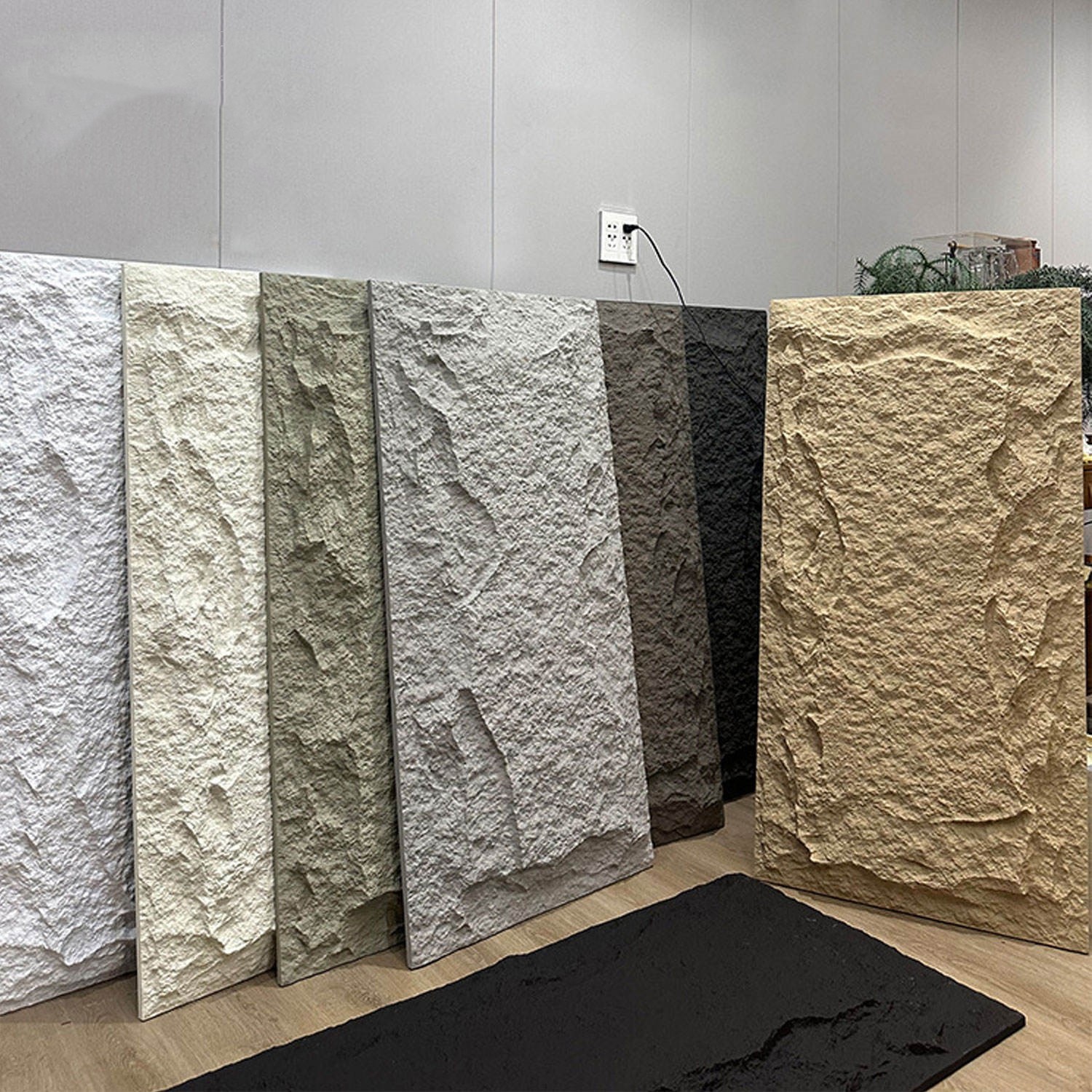 Artificial Stone Soundproof Waterproof 3d Luxury Wall Panel Pu Stone ...